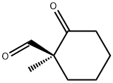 Cyclohexanecarboxaldehyde, 1-methyl-2-oxo-, (S)- (9CI),130826-35-6,结构式