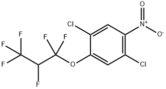 1,4-dichloro-2-(1,1,2,3,3,3-hexafluoropropoxy)-5-nitrobenzene 结构式