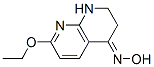 1,8-Naphthyridin-4(1H)-one,7-ethoxy-2,3-dihydro-,oxime,(E)-(9CI) Structure