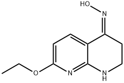 1,8-Naphthyridin-4(1H)-one,7-ethoxy-2,3-dihydro-,oxime,(Z)-(9CI) Structure