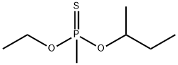 メチルホスホノチオ酸S-ブチルO-エチル 化学構造式
