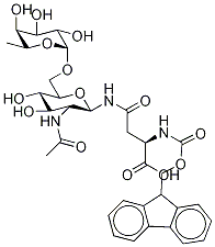 N-[2-(AcetylaMino)-2-deoxy-6-O-(α-L-fucopyranosyl)-β-D-glucopyranosyl]-N2-FMoc-L-asparagine|N-[2-(AcetylaMino)-2-deoxy-6-O-(α-L-fucopyranosyl)-β-D-glucopyranosyl]-N2-FMoc-L-asparagine