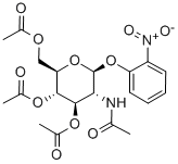 (2R,3S,4R,5R,6S)-5-乙酰氨基-2-(乙酰氧基甲基)-6-(2-硝基苯氧基)四氢-2H-吡喃-3,4-二乙酸二酯, 13089-26-4, 结构式