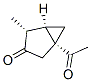Bicyclo[3.1.0]hexan-3-one, 1-acetyl-4-methyl-, [1R-(1alpha,4alpha,5alpha)]- (9CI),130912-77-5,结构式