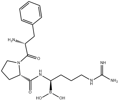 phenylalanyl-prolyl-boroarginine Struktur