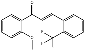 2-TrifluoroMethyl-2'-Methoxychalcone,1309371-03-6,结构式