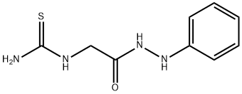 1-(Phenylhydrazinocarbonylmethyl)-thiourea 结构式