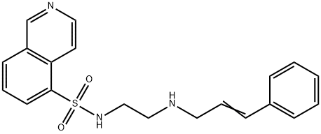 N-[2-(P-CINNAMYLAMINO)ETHYL]-5-ISOQUINOLONE SULFONAMIDE Structure