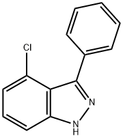 1H-Indazole, 4-chloro-3-phenyl 化学構造式