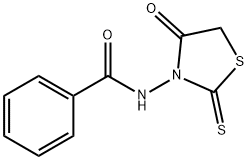 3-苯甲胺罗丹宁,13097-06-8,结构式