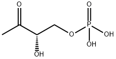 3,4-dihydroxy-2-butanone-4-phosphate 结构式