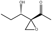 Ethanone, 1-[2-(1-hydroxypropyl)oxiranyl]-, (R*,S*)- (9CI) Struktur