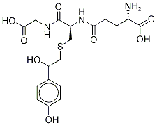 S-[2-Hydroxy-2-(4-hydroxyphenyl)ethyl]-L-glutathione Structure