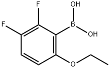 2,3-Difluoro-6-ethoxyphenylboronic acid Struktur