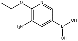 5-AMino-6-ethoxypyridine-3-boronic acid Structure