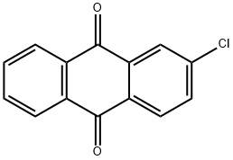 2-クロロアントラキノン 化学構造式