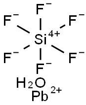 Lead(II) hexafluorosilicate dihydrate. Structure