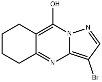 3-BroMo-5,6,7,8-tetrahydropyrazolo[5,1-b]quinazolin-9(4H)-one,1310097-13-2,结构式