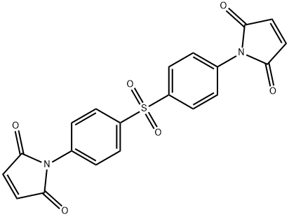 二苯基砜型双马来酰亚胺,13102-25-5,结构式