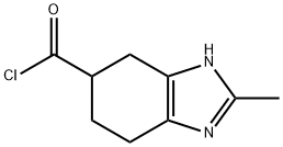 1H-Benzimidazole-5-carbonyl chloride, 4,5,6,7-tetrahydro-2-methyl- (9CI) 结构式