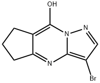 3-BroMo-6,7-dihydro-4H-cyclopenta[d]pyrazolo[1,5-a]pyriMidin-8(5H)-one,1310249-56-9,结构式