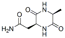 2-Piperazineacetamide,5-methyl-3,6-dioxo-,(2S,5S)-(9CI),131025-37-1,结构式
