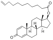 宝丹酮十一烯酸酯,13103-34-9,结构式