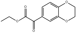 2-(2,3-二氢苯并[B][1,4]二恶英-6-基)-2-氧代乙酸乙酯, 131030-47-2, 结构式