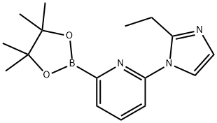 6-(2-ETHYLIMIDAZOL-1-YL)PYRIDINE-2-BORONIC ACID PINACOL ESTER|