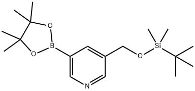 3-(((TERT-ブチルジメチルシリル)オキシ)メチル)-5-(4,4,5,5-テトラメチル-1,3,2-ジオキサボロラン-2-イル)ピリジン price.