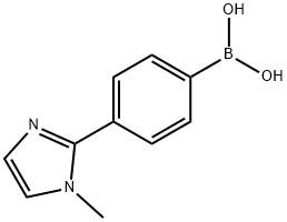 4-(1-Methyl-1H-imidazol-2-yl)phenylboronic acid Structure