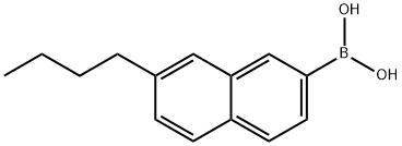 (7-Butyl-2-naphthalenyl)boronic Acid
 化学構造式