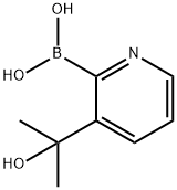 3-(2-HYDROXYPROPAN-2-YL)PYRIDINE-2-BORONIC ACID Struktur