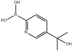 5-(2-HYDROXYPROPAN-2-YL)PYRIDINE-2-BORONIC ACID Structure