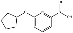 6-(CYCLOPENTOXY)PYRIDINE-2-BORONIC ACID Structure