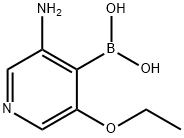 3-Ethoxy-5-aMinopyridine-4-boronic acid Structure