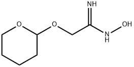 N-HYDROXY-2-(TETRAHYDRO-2H-PYRAN-2-YLOXY)ACETIMIDAMIDE 结构式