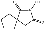 2-Hydroxy-2-azaspiro[4.4]nonane-1,3-dione,131042-60-9,结构式