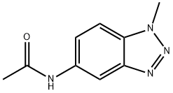 Acetamide,  N-(1-methyl-1H-benzotriazol-5-yl)-,131050-07-2,结构式