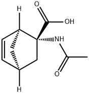 Bicyclo[2.2.1]hept-5-ene-2-carboxylic acid, 2-(acetylamino)-, (1S-exo)- (9CI) 结构式