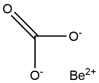 碳酸铍,13106-47-3,结构式