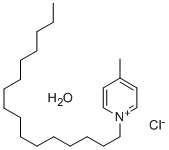 1-ヘキサデシル-4-メチルピリジニウムクロリド水和物 化学構造式