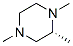 Piperazine, 1,2,4-trimethyl-, (R)- (9CI) 化学構造式