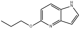 1H-Pyrrolo[3,2-b]pyridine, 5-propoxy- 化学構造式
