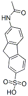 7-acetamido-9H-fluorene-2-sulfonic acid Structure