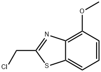 Benzothiazole, 2-(chloromethyl)-4-methoxy- (9CI) 化学構造式