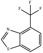 Benzothiazole, 4-(trifluoromethyl)- (9CI) 化学構造式