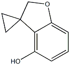 Spiro[benzofuran-3(2H),1'-cyclopropan]-4-ol Structure