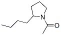 Pyrrolidine, 1-acetyl-2-butyl- (9CI) 结构式