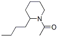 Piperidine,  1-acetyl-2-butyl-  (9CI) Structure